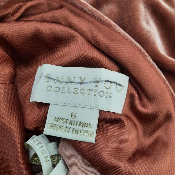 New Jenny Yoo Logan Velvet Dress/Gown Formal - Picture 5 of 11